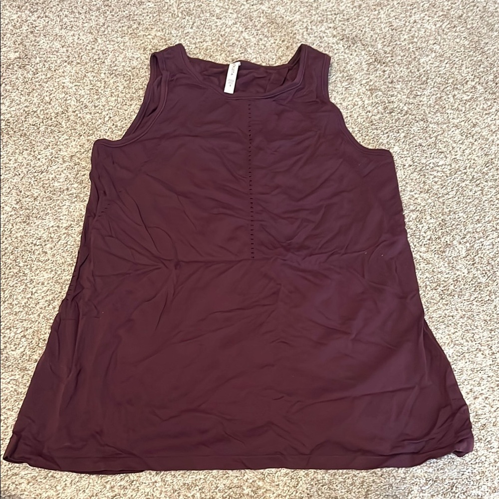 Athleta Women's Sleeveless Top - Burgundy